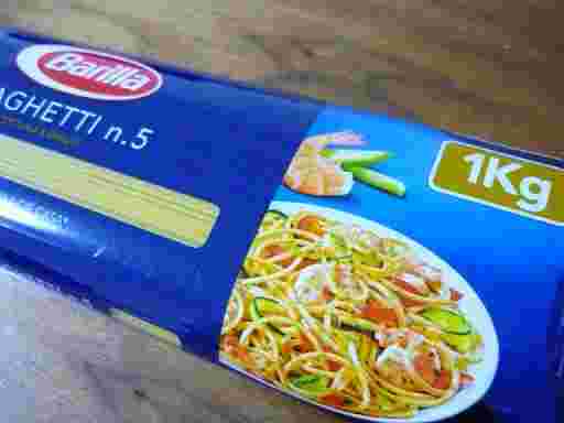 バリラのパスタ画像