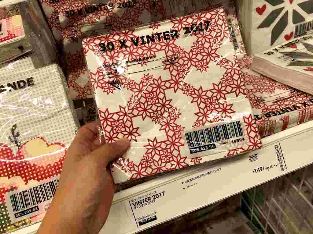 IKEAのペーパーナプキン