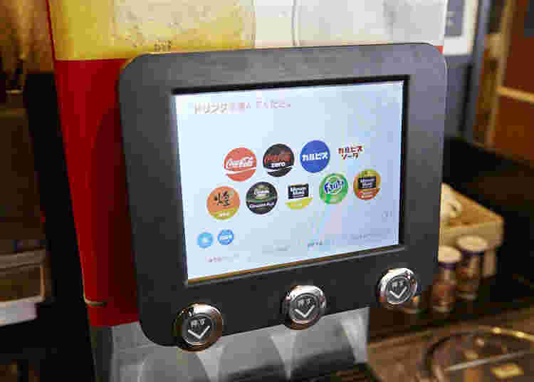 タッチペンのドリンクサーバー
