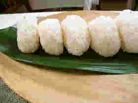 トリュフ塩を使ったおにぎりの画像