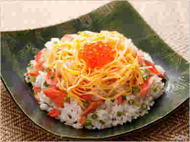 鮭といくらの親子ご飯イメージ