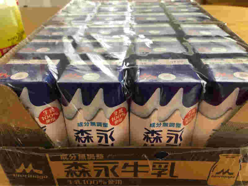 森永牛乳の200mlサイズ24本セット