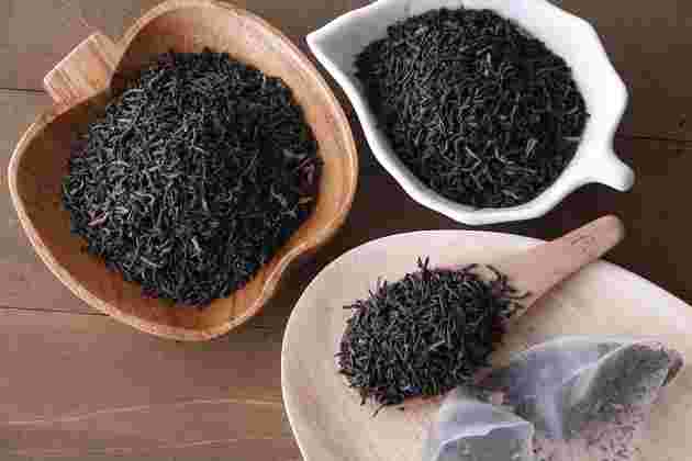 紅茶の茶葉の画像