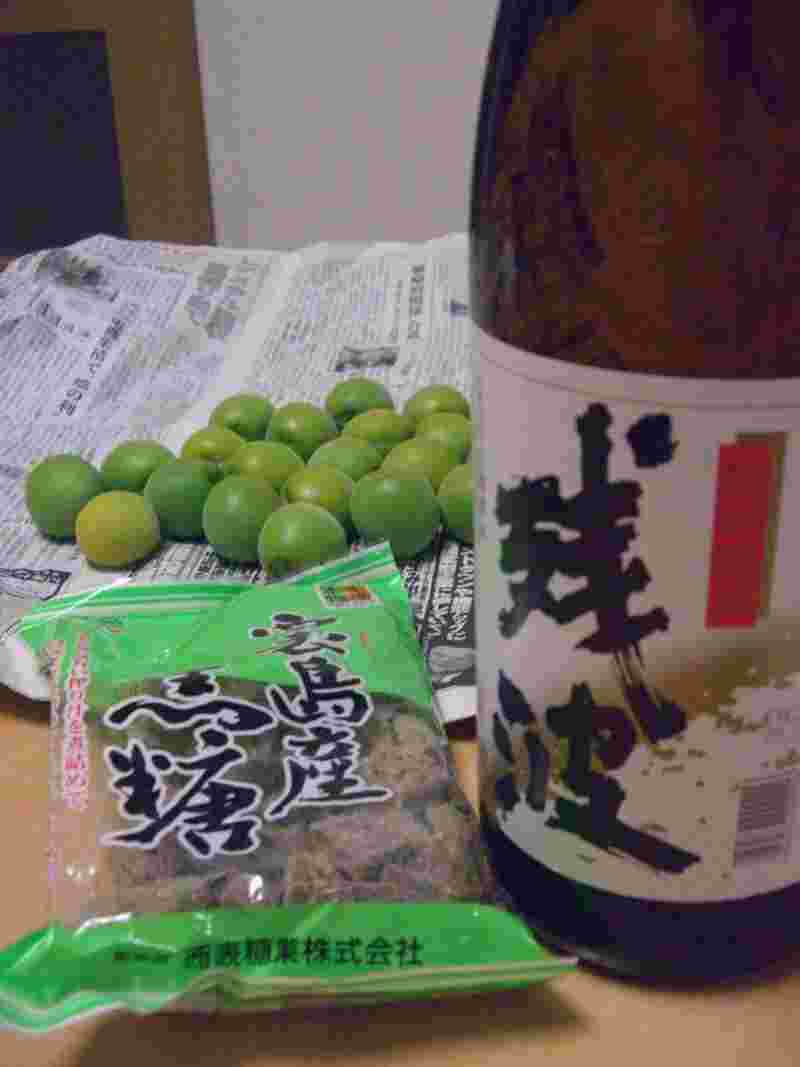 梅酒の材料