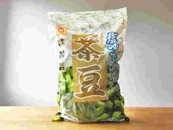 塩ゆで茶豆