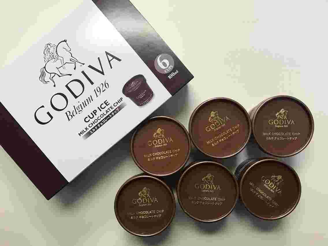 GODIVAミルクチョコレートチップアイスクリーム