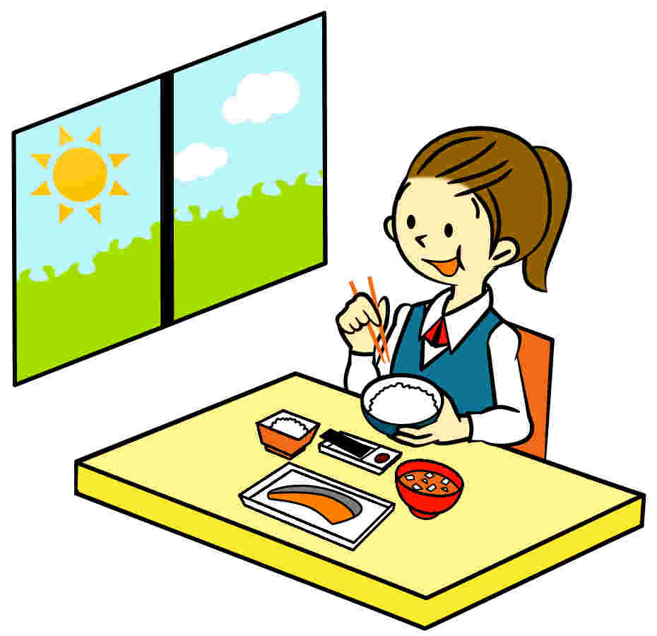 朝ごはんか昼ごはん