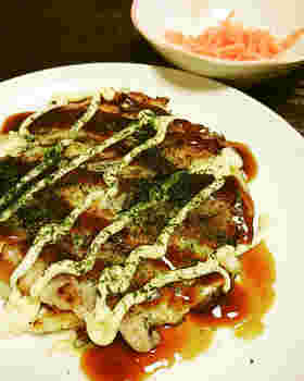 山芋のお好み焼き