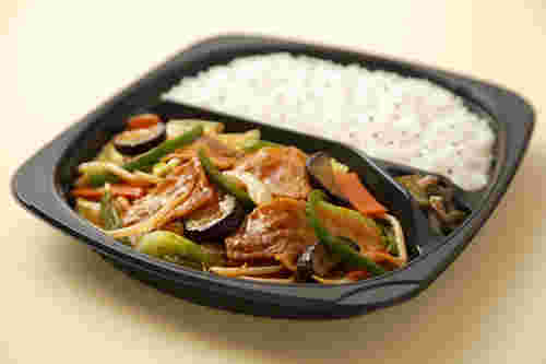6品目の醤油野菜炒め弁当