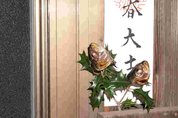 柊いわしを飾っている画像