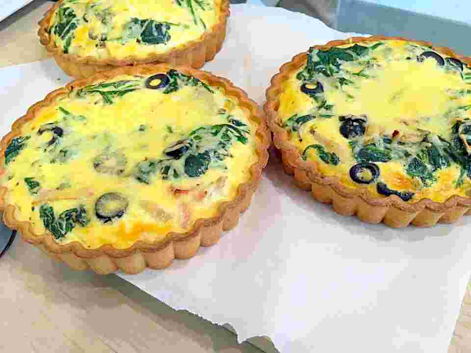ほうれん草のキッシュの画像