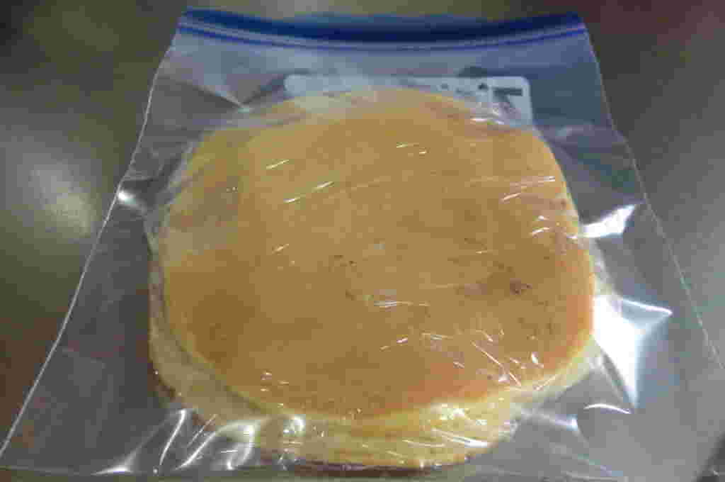 パンケーキを冷凍する