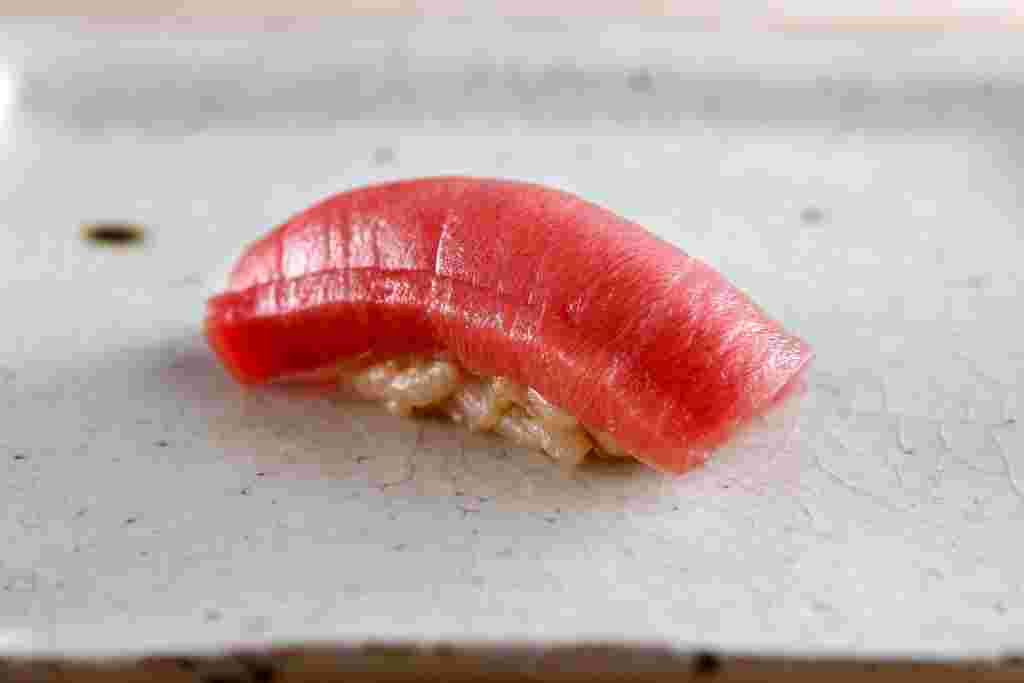 赤シャリを使った江戸前寿司