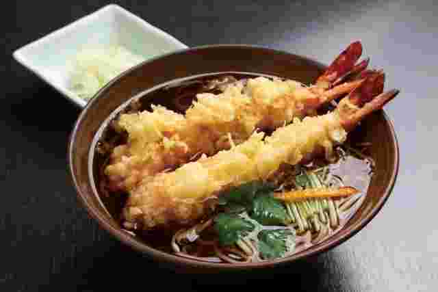 節分に食べる海老天そば