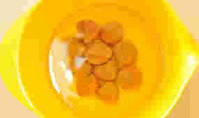 酢水で塩抜き