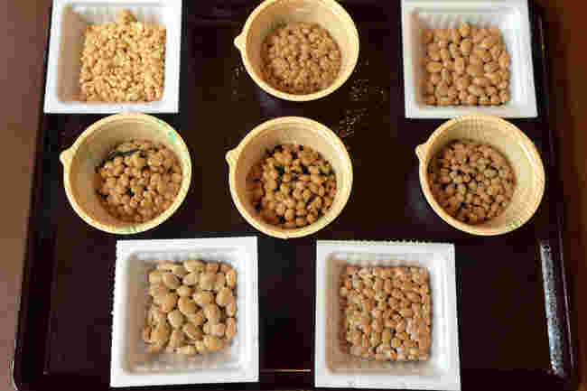 納豆食べ放題ができる8種類の納豆の画像