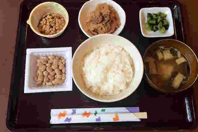 納豆食べ放題定食の画像