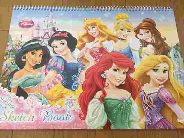 ディズニープリンセススケッチブック