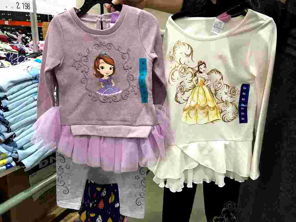 ちいさなプリンセスソフィアとベルのガールズトップス＆レギンスセット