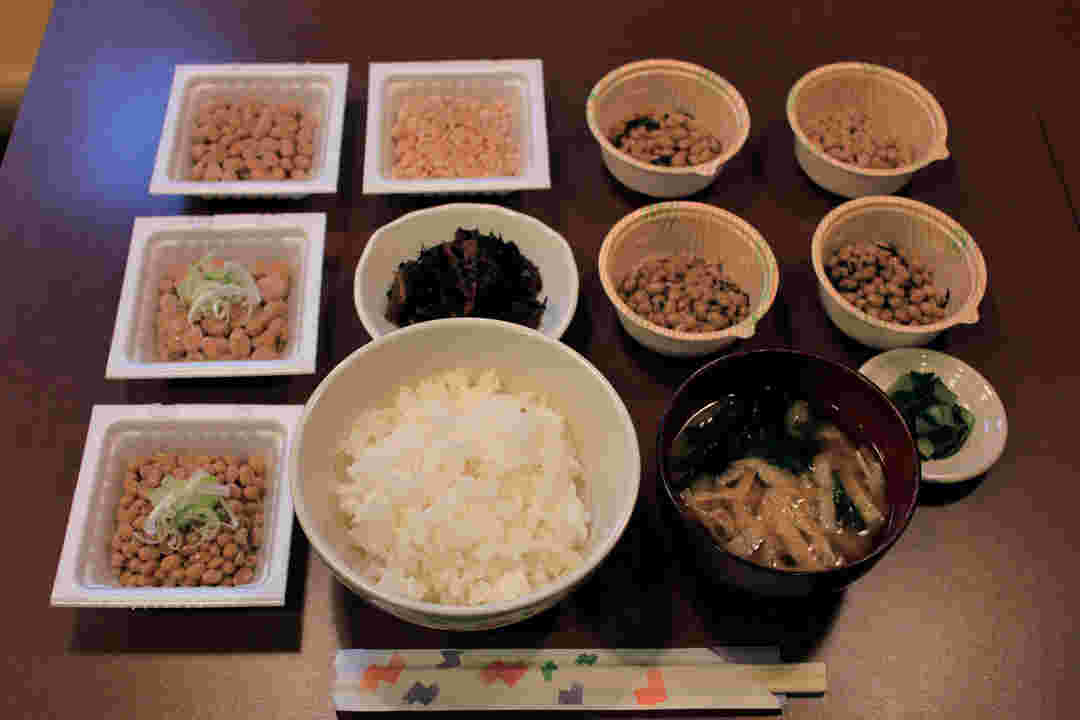 納豆食べ放題定食の画像
