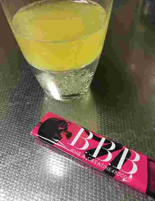 水に溶かしたBBB