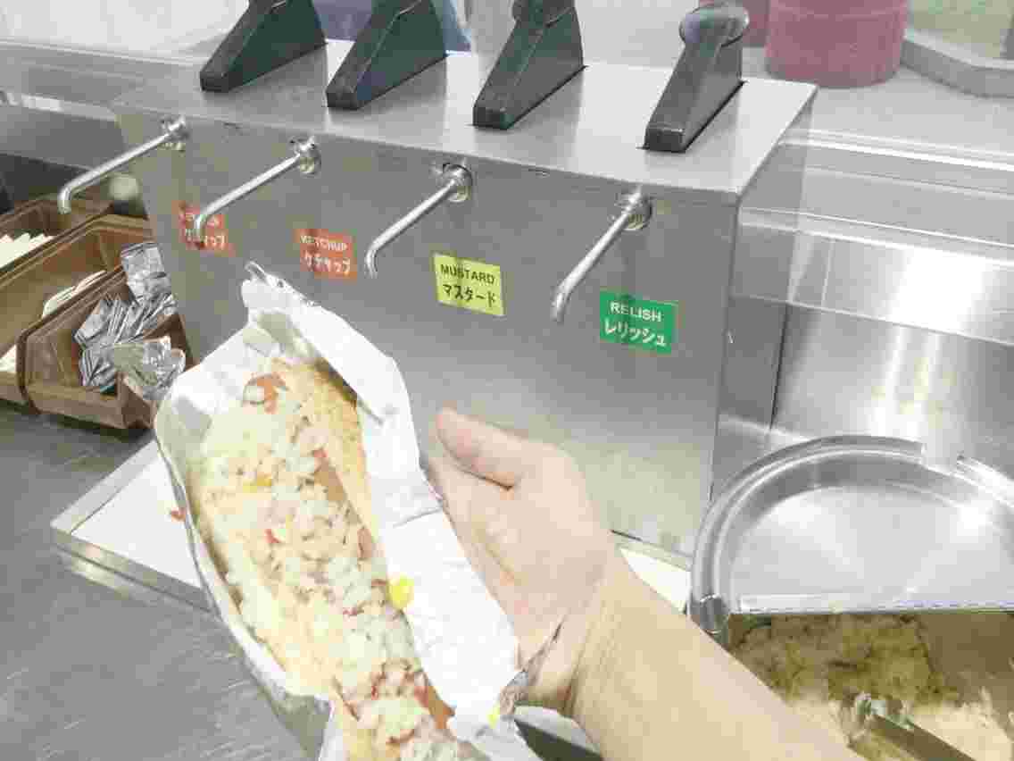 コストコのホットドッグトッピング