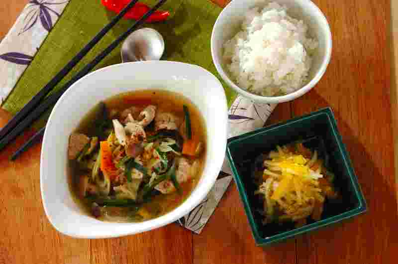 春雨レシピのご飯