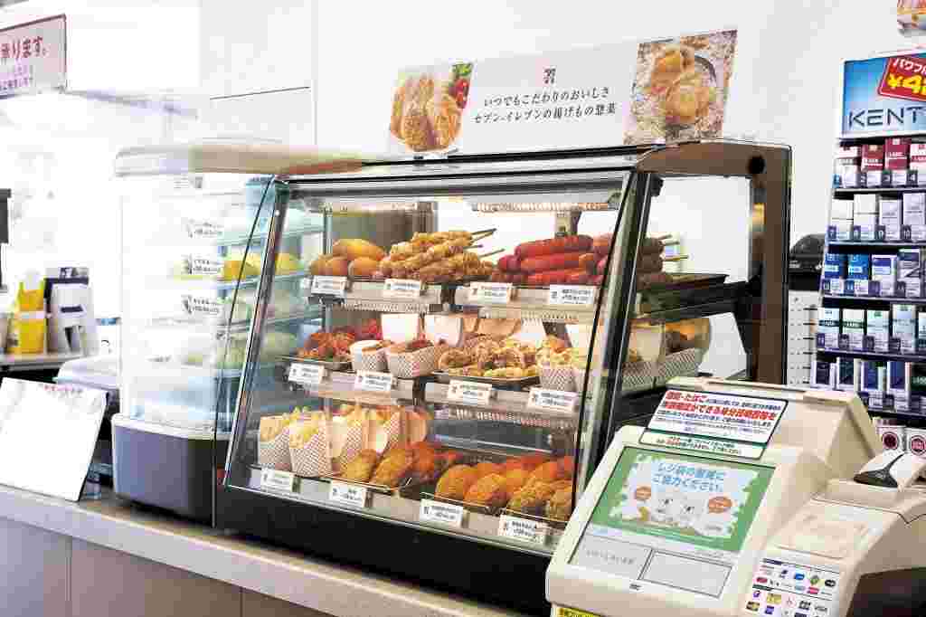 セブンイレブンホットスナックショーケース