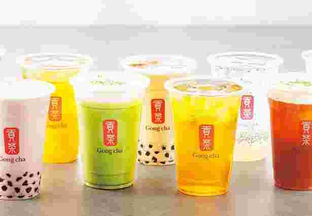 いろいろなフレーバーの台湾タピオカドリンク