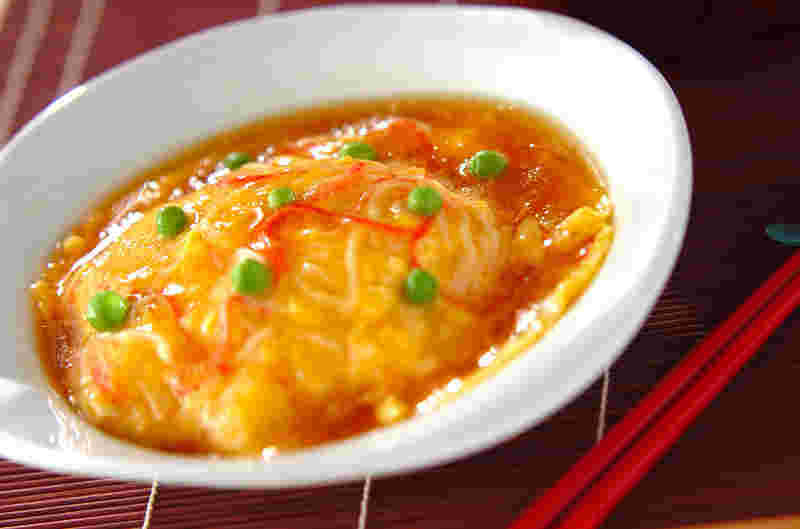 ご飯とかに玉の相性がぴったりの天津飯