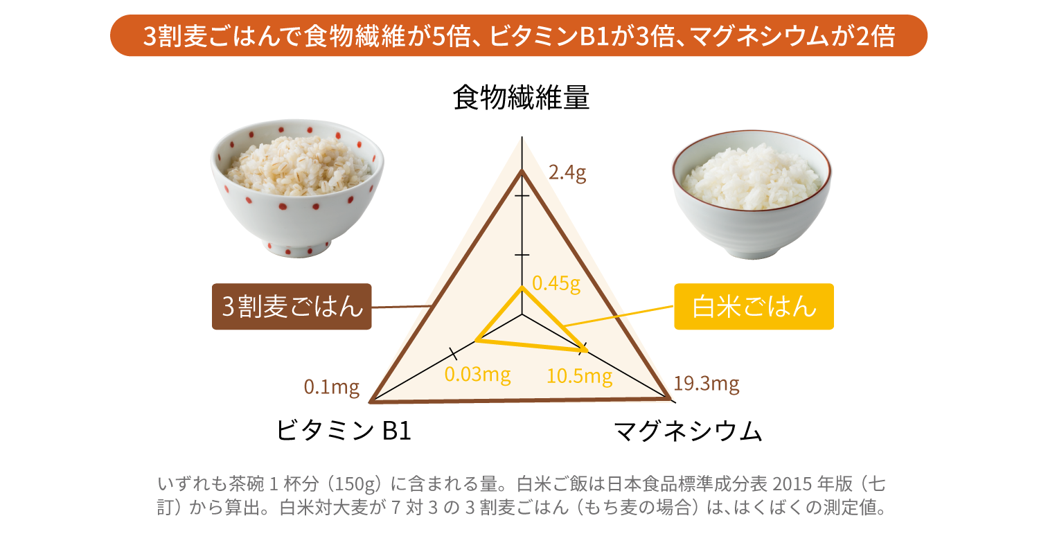 大麦に含まれるビタミン