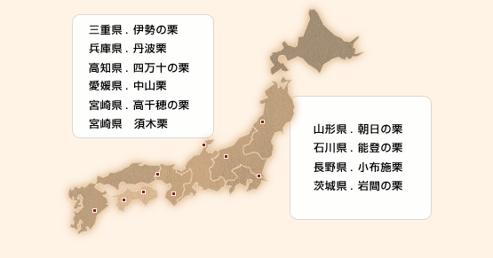 栗の産地