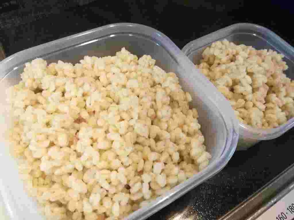 レンジで押し麦を炊く