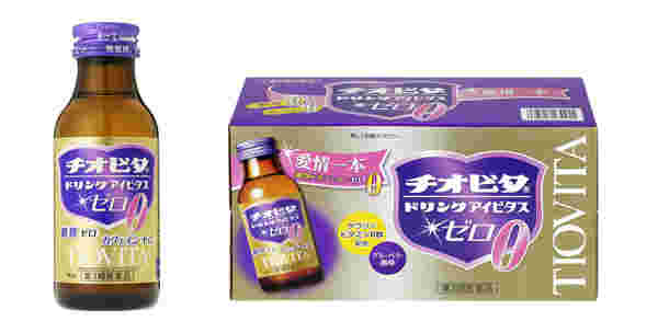 チオビタドリンクアイビタスゼロの外箱とボトル