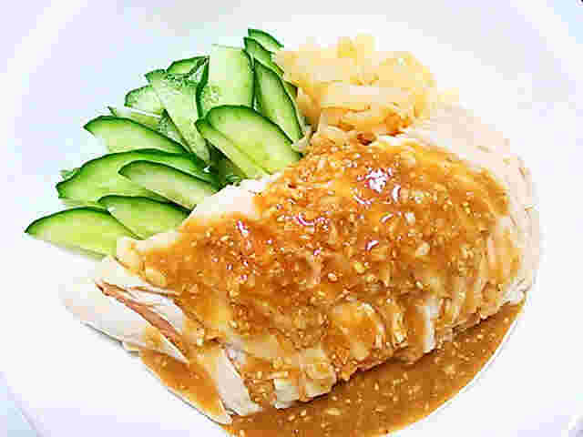 鶏胸肉の棒棒鶏