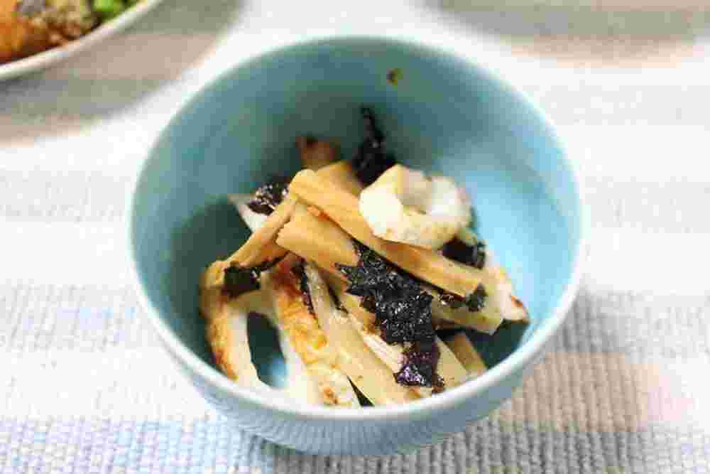 食べるラー油を使った和え物