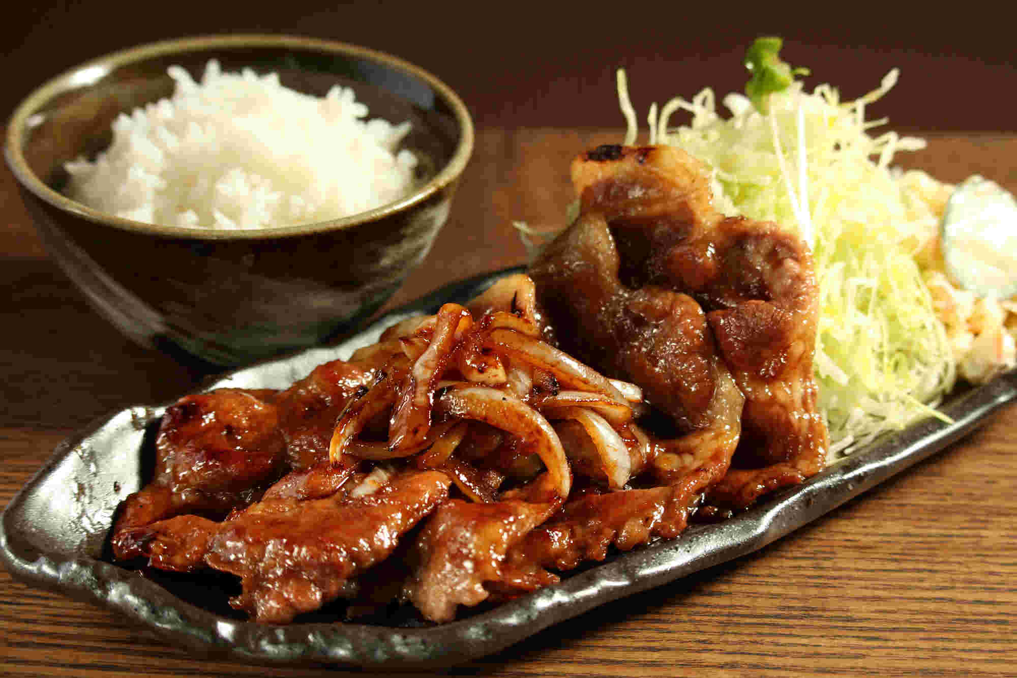 生姜焼きとご飯