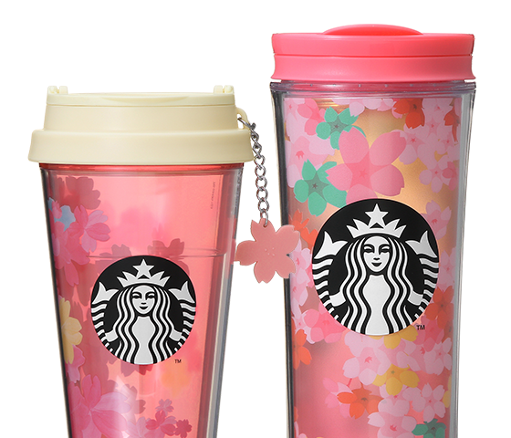 SAKURA2019チャームタンブラービビッドピンク355ml