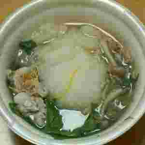 京野菜の聖護院かぶらほっこりスープ
