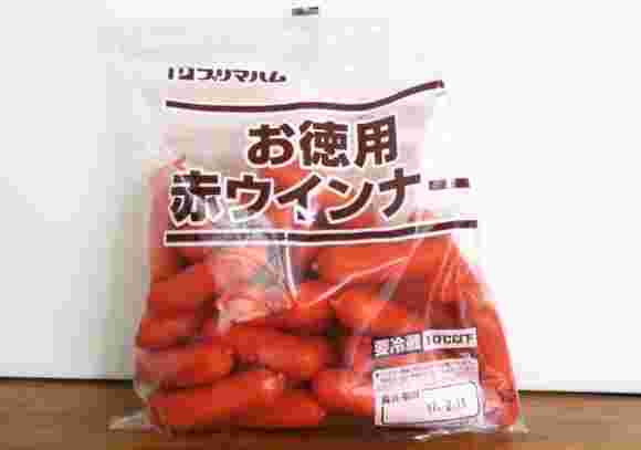 業務スーパーのチルド赤ウインナー