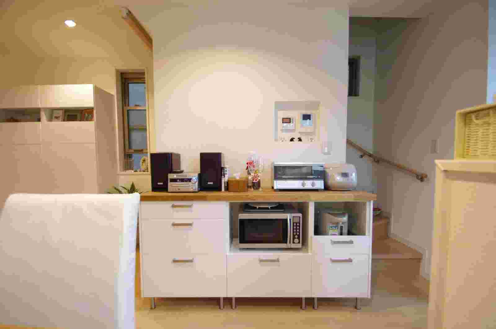 IKEAのカップボードインテリア一例