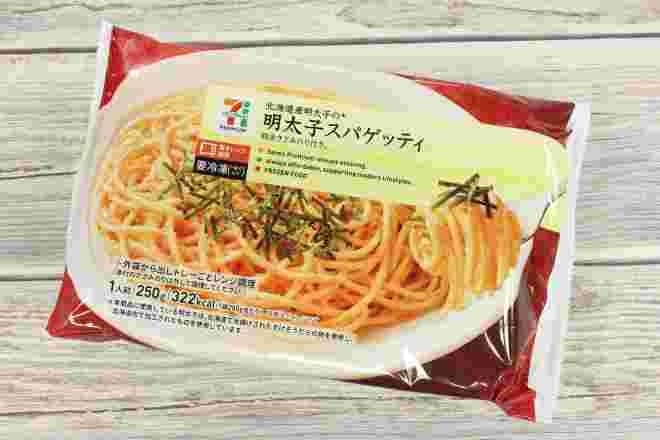 セブンイレブンの冷凍明太子スパゲッティ外観