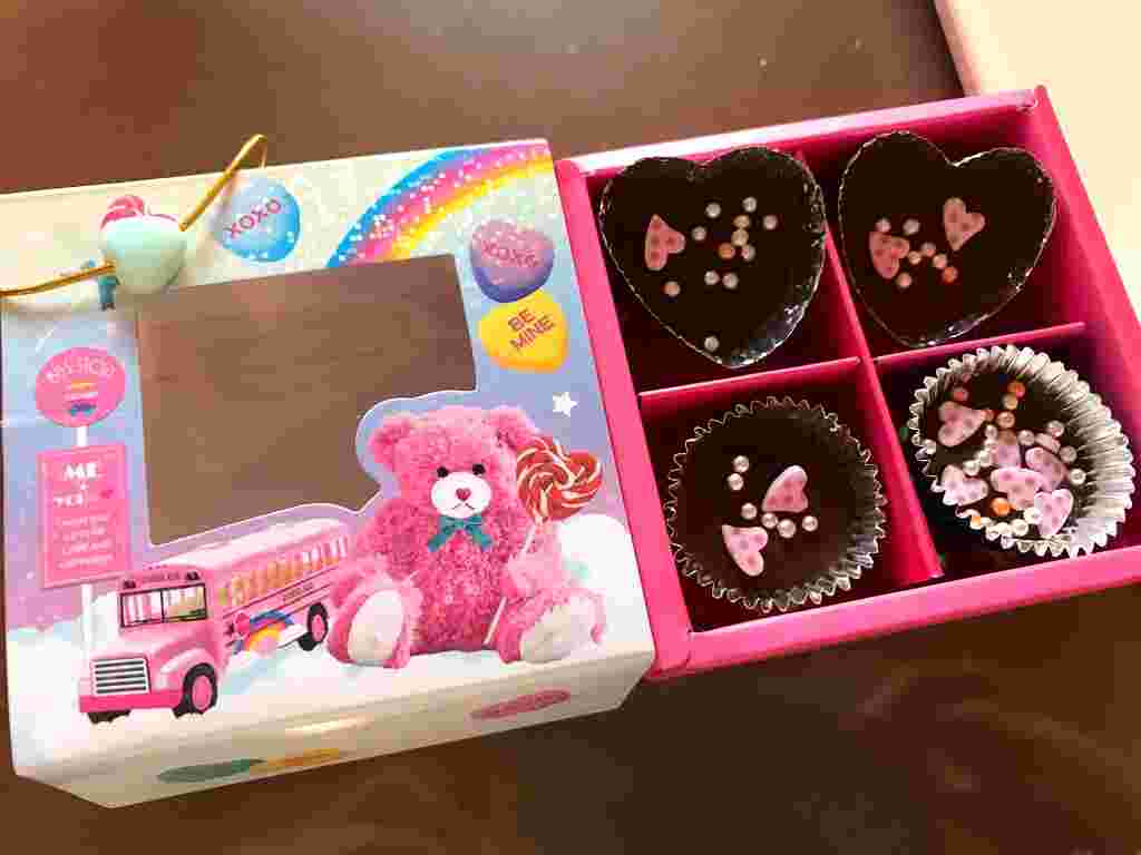 ラッピングされたチョコ