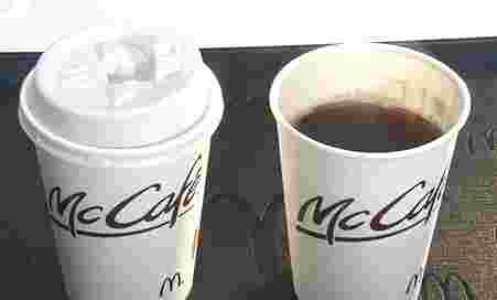 マクドナルドのコーヒー