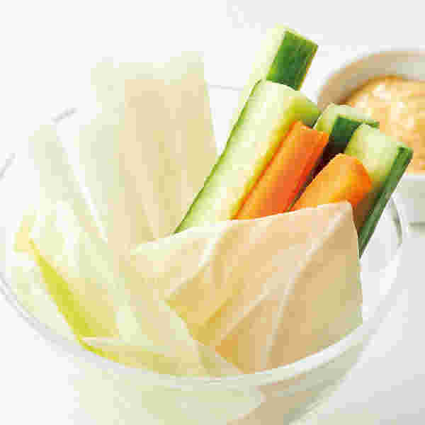 味噌マヨネーズで食べる！野菜スティック