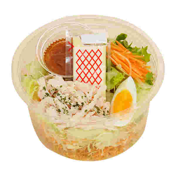 まぜて食べる！パリパリ麺サラダ