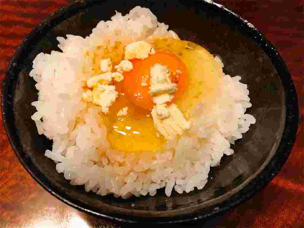 卵かけご飯バター乗せ