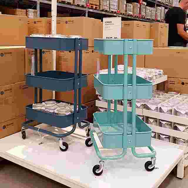 ＩＫＥＡのキッチンワゴン売り場
