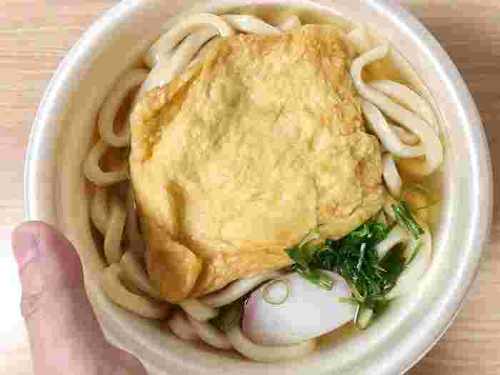 「ふっくらきつねうどん」