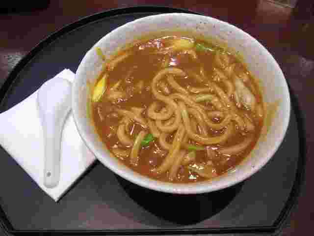 ココイチのカレーうどんの並盛り
